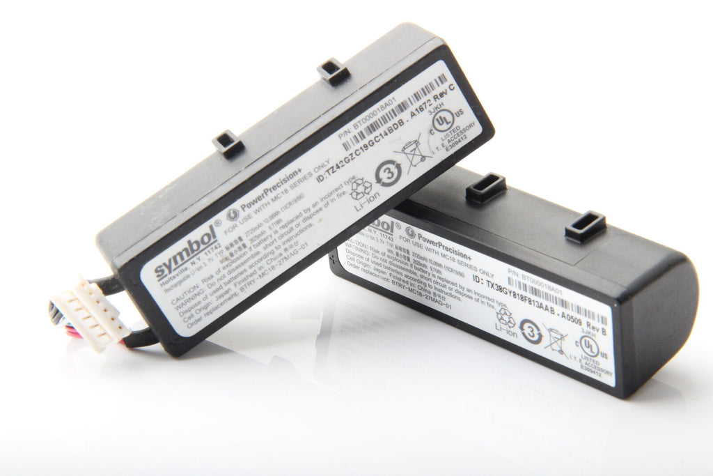 2pcs BTRY-MC18-27MAG Battery For ZEBRA MC18 MC18N0 2725mAh