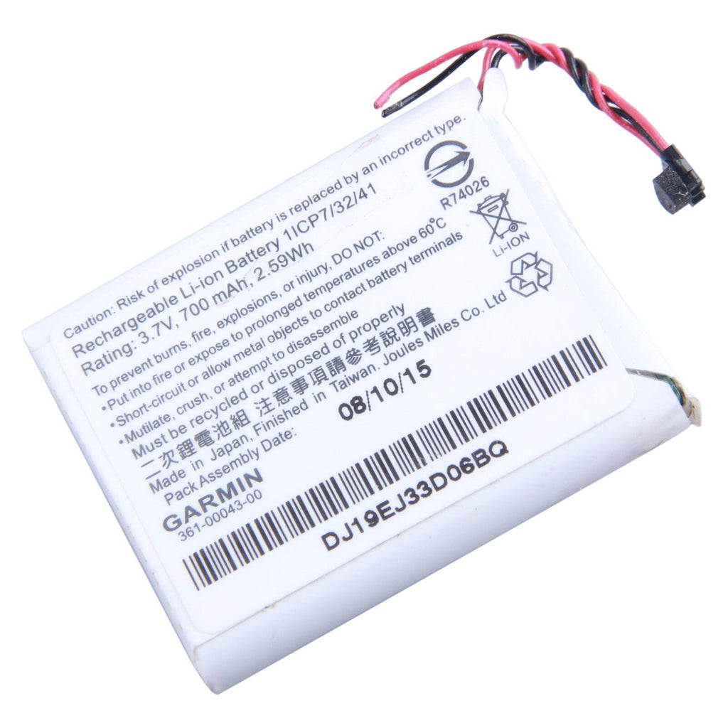 ST US Garmin Edge 500 Cycling Receiver Rechargeable Li-ion Battery 361-00043-00